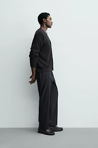 REGULAR FIT WOOL BLEND NON-IRON PANTS