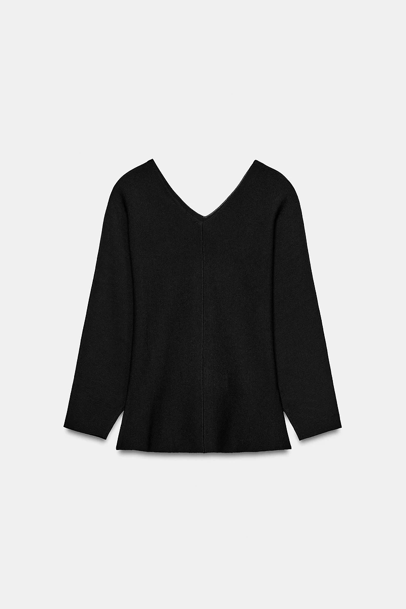PULL EN MAILLE À MANCHES BALLON