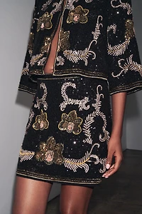 EMBROIDERED SHORT SKIRT