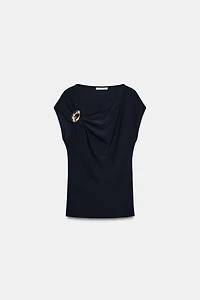 DRAPED HARDWARE TOP