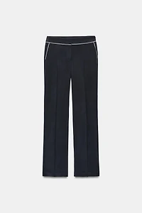 CONTRAST PIPING PANTS