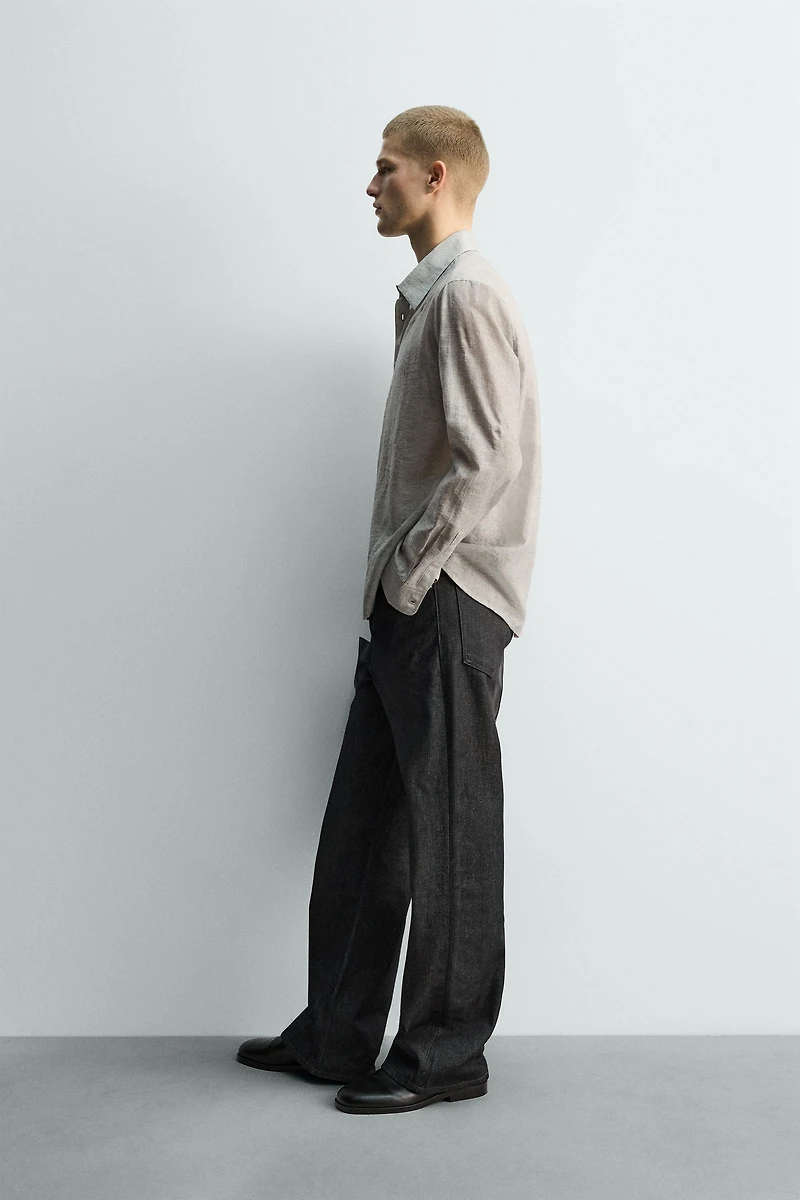 CHEMISE FLUIDE JACQUARD