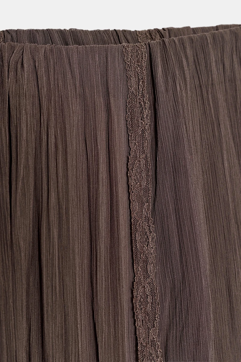 LACE GODET SKIRT
