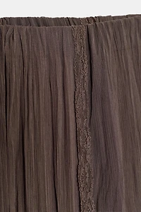 LACE GODET SKIRT