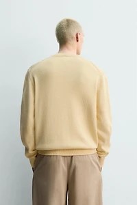 REGULAR-FIT COTTON JUMPER