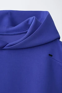 SPORTY LOGO HOODED VEST