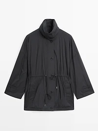 Technical fabric parka