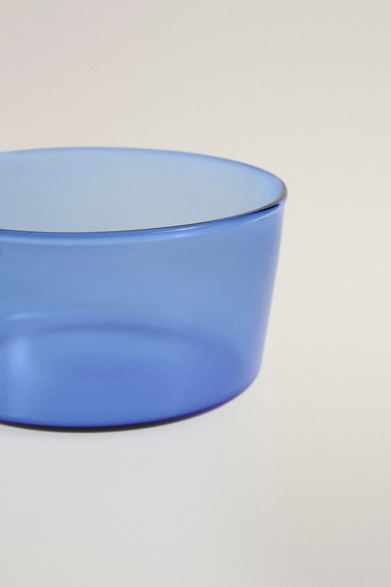 BOROSILICATE GLASS ICE CREAM BOWL WITH HANDLE