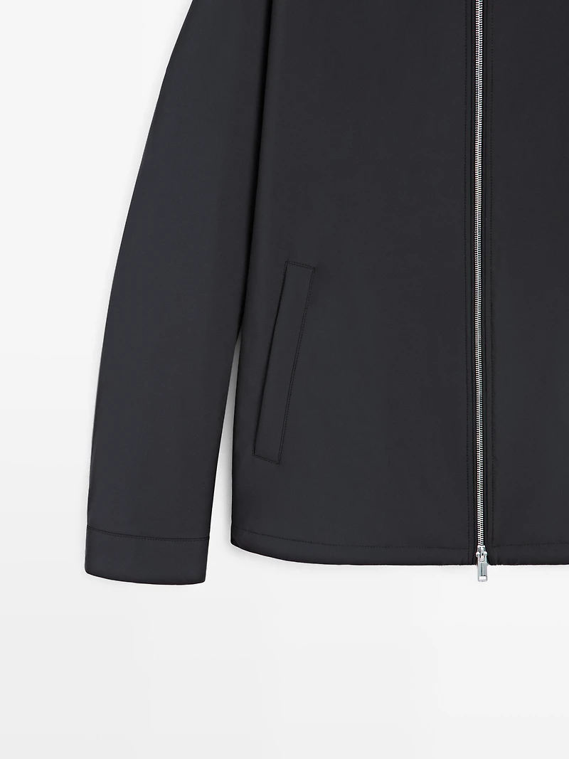 Two-way stretch fabric jacket