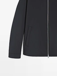 Two-way stretch fabric jacket