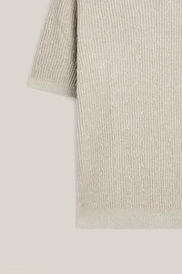 Cable-knit polo sweater - LIMITED EDITION
