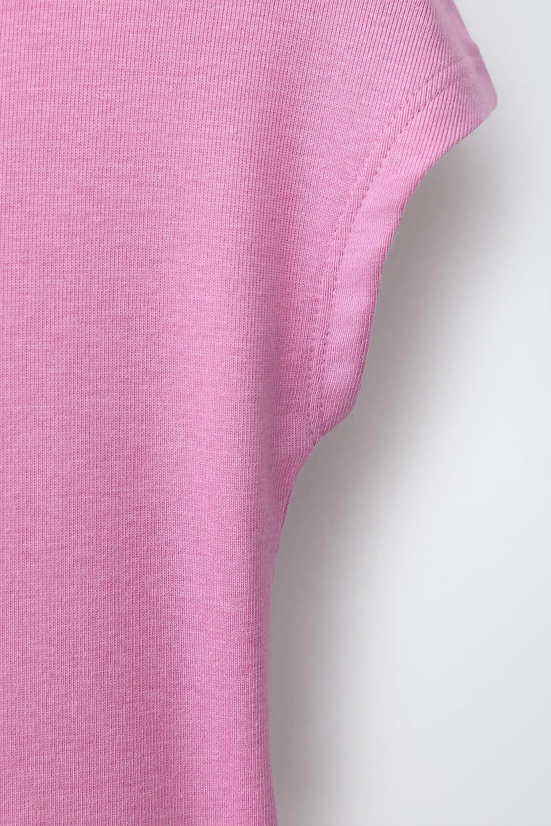 T-SHIRT WITH COTTON AND MODAL