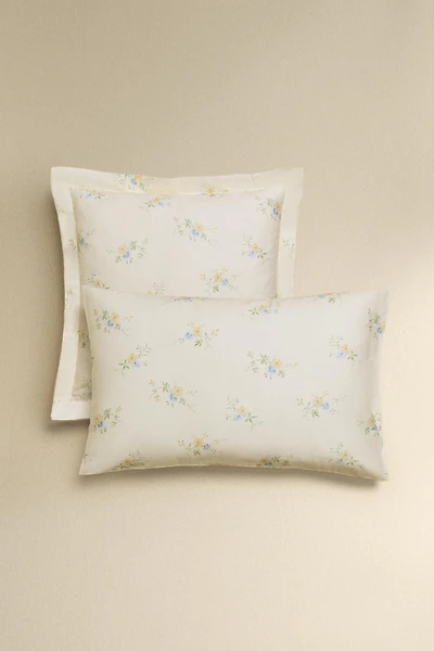 FLORAL BOUQUET SATEEN PILLOWCASE