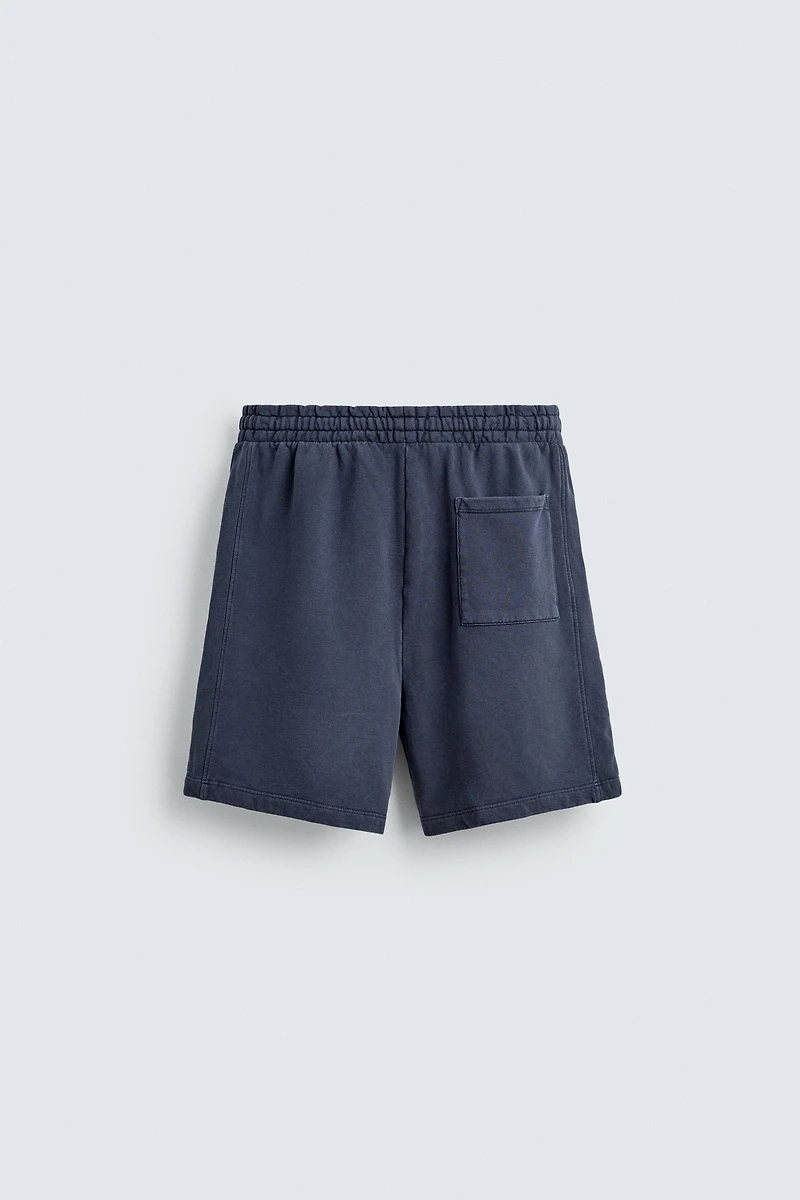 BASIC WASHED JOGGER SHORTS