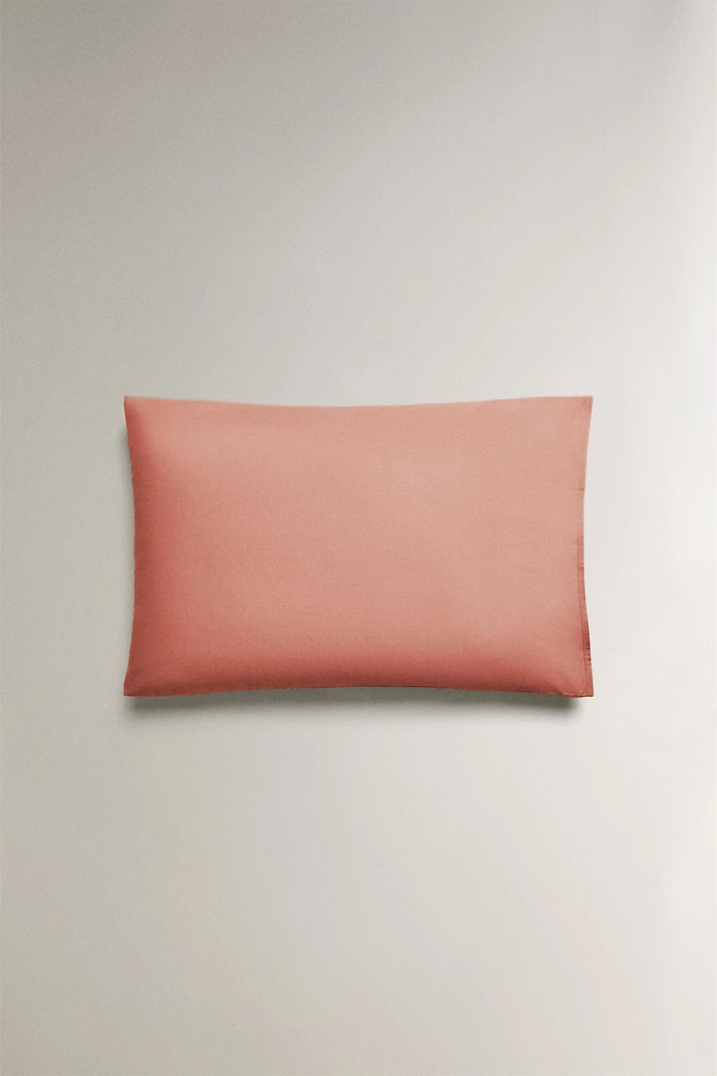 PERCALE COTTON PILLOWCASE ( THREAD COUNT