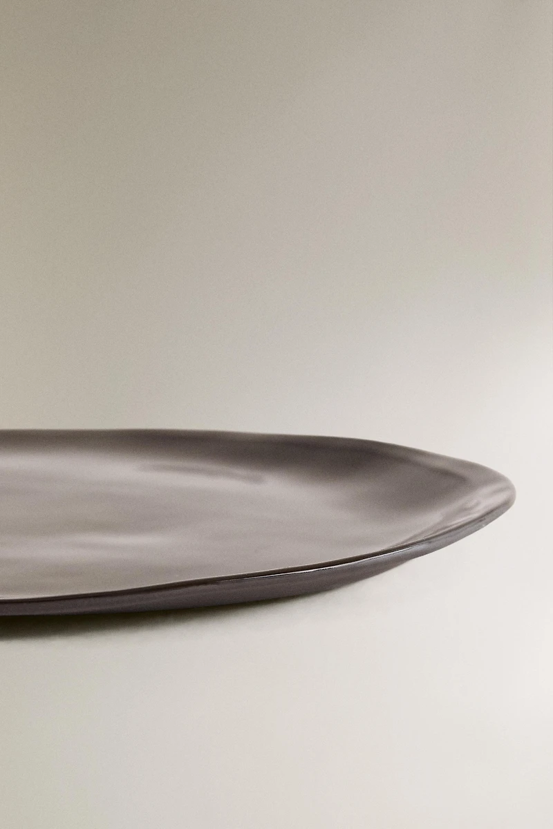 STONEWARE DESSERT PLATE