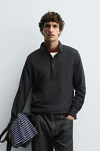 SOFT COTTON POLO SHIRT