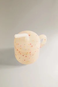 CHILDREN'S SILICONE CONFETTI TUMBLER