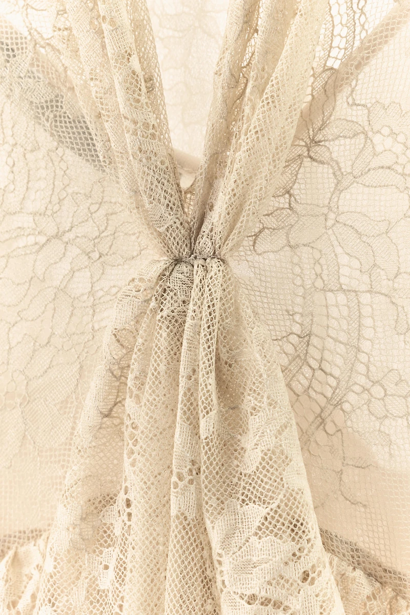 LACE RUFFLE DRESS ZW COLLECTION LIMITED EDITION