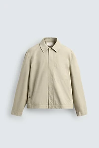 REGULAR FIT POPLIN OVERSHIRT