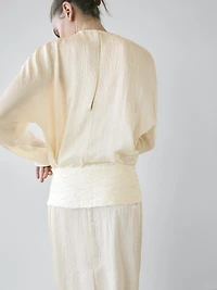 Robe midi ceinture large - STUDIO