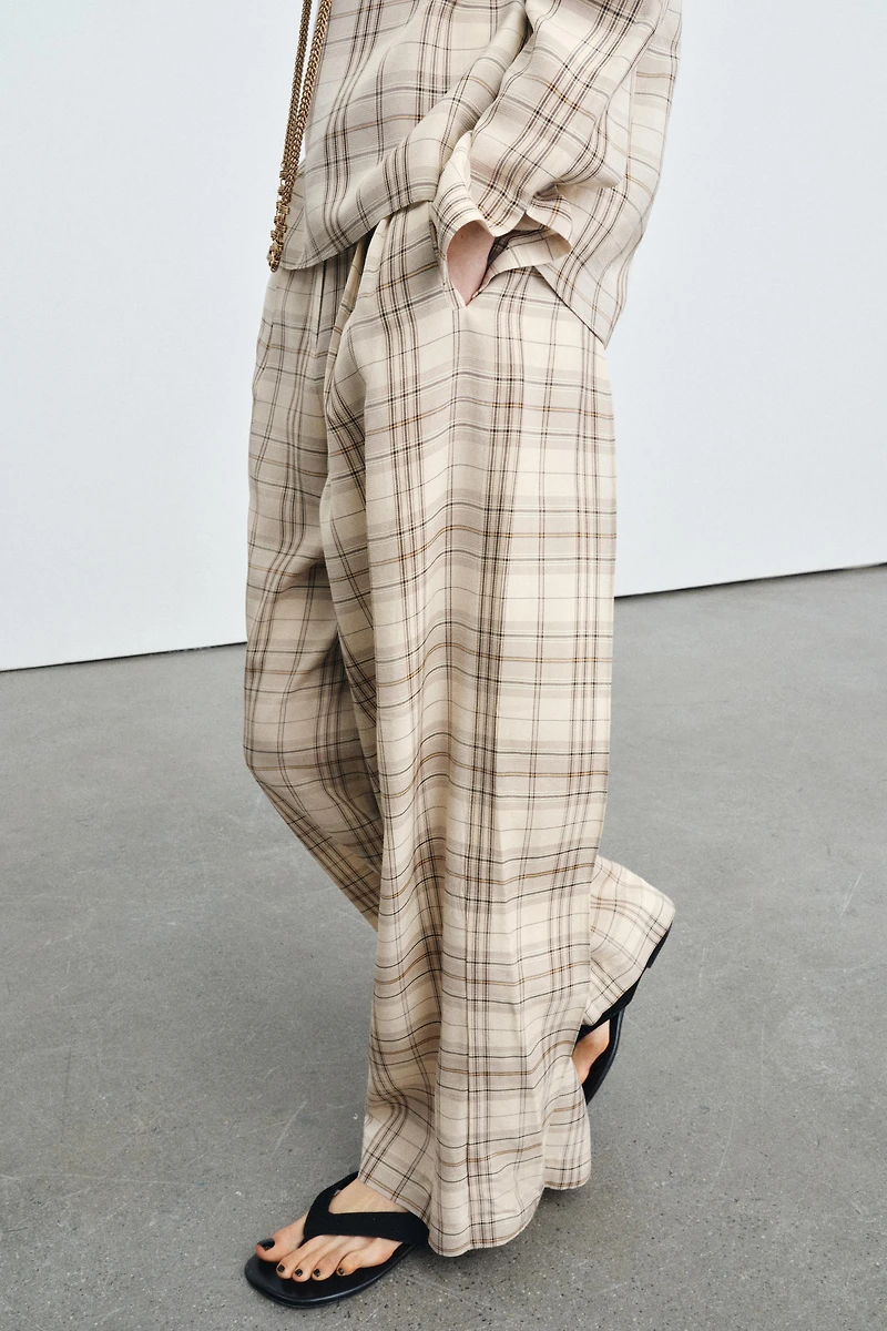 PLAID PANTS ZW COLLECTION