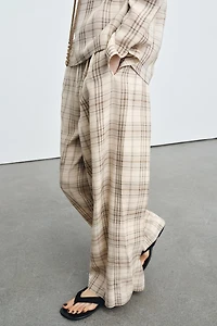 PLAID PANTS ZW COLLECTION