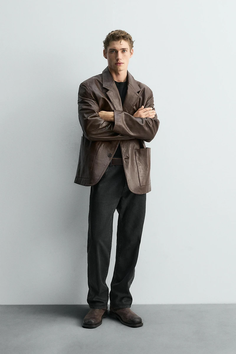 LIMITED EDITION LEATHER BLAZER