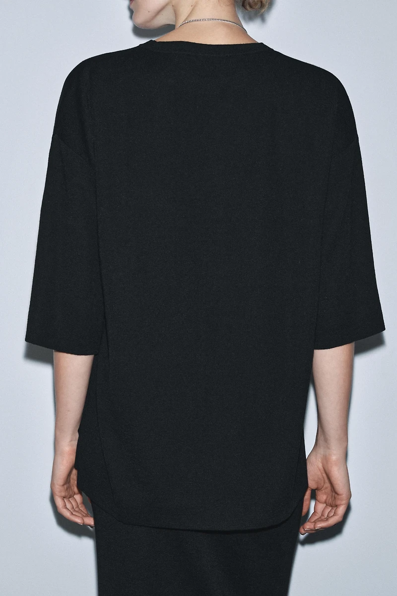TOP EN MAILLE OVERSIZE