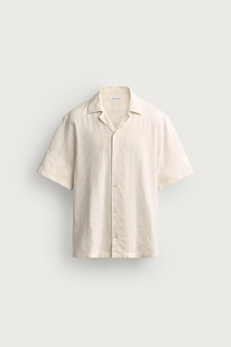 REGULAR FIT JACQUARD SHIRT