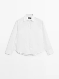 Chemisier 100 % coton couture apparente