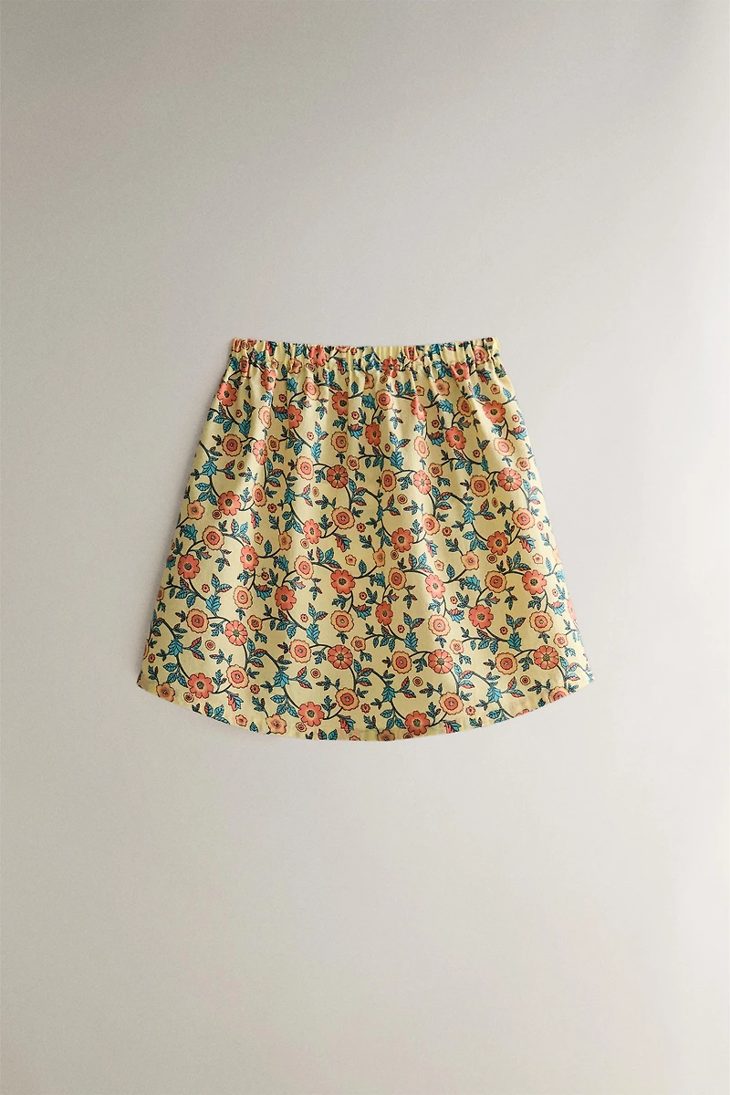 KIDS' FLORAL SKIRT