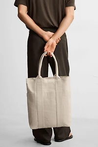 WOVEN SHOPPER BAG