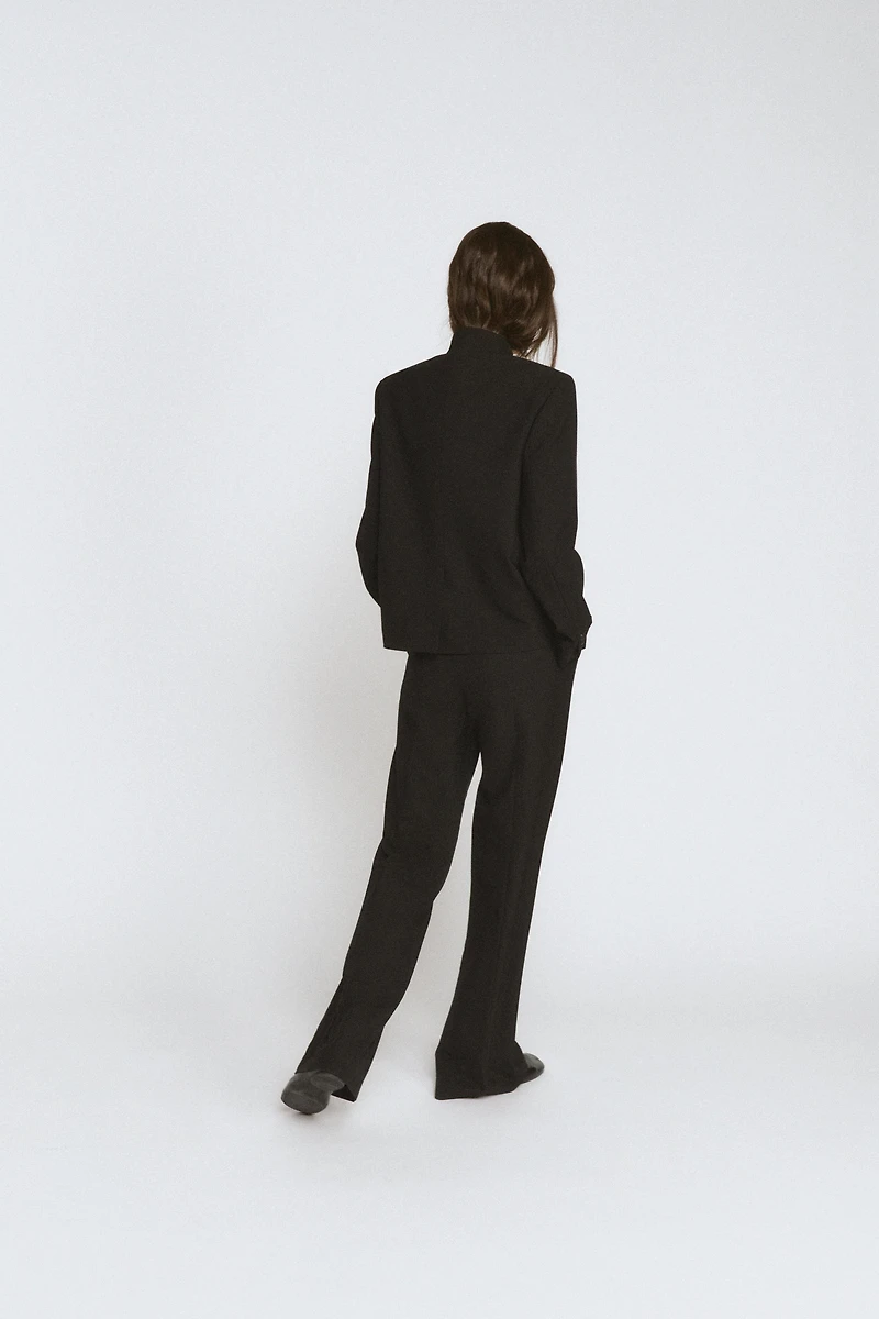 ZW COLLECTION HIGH-WAIST WIDE LEG PANTS