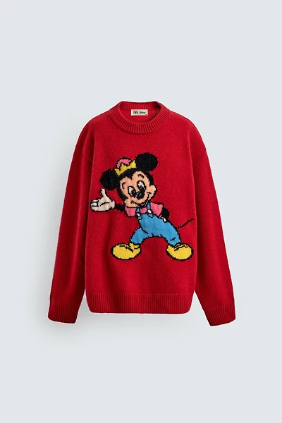 100% WOOL MONTY JUMPER HARRY LAMBERT FOR ZARA X DISNEY