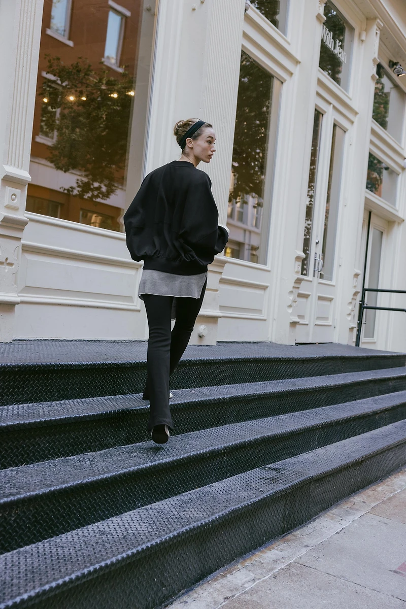 INTERLOCK FLARE PANTS