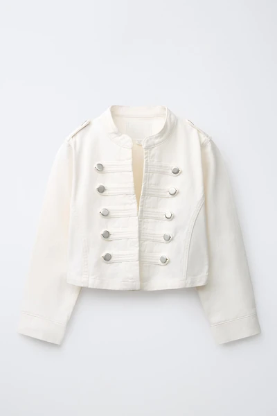 BLOUSON À BOUTONS