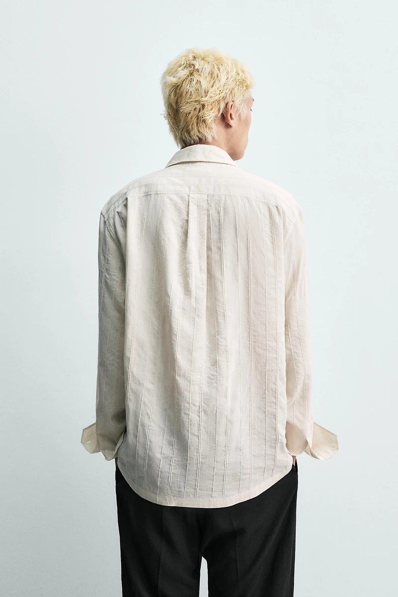 STRIPED JACQUARD SHIRT