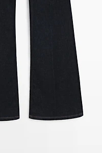 High-waist skinny flare jeans