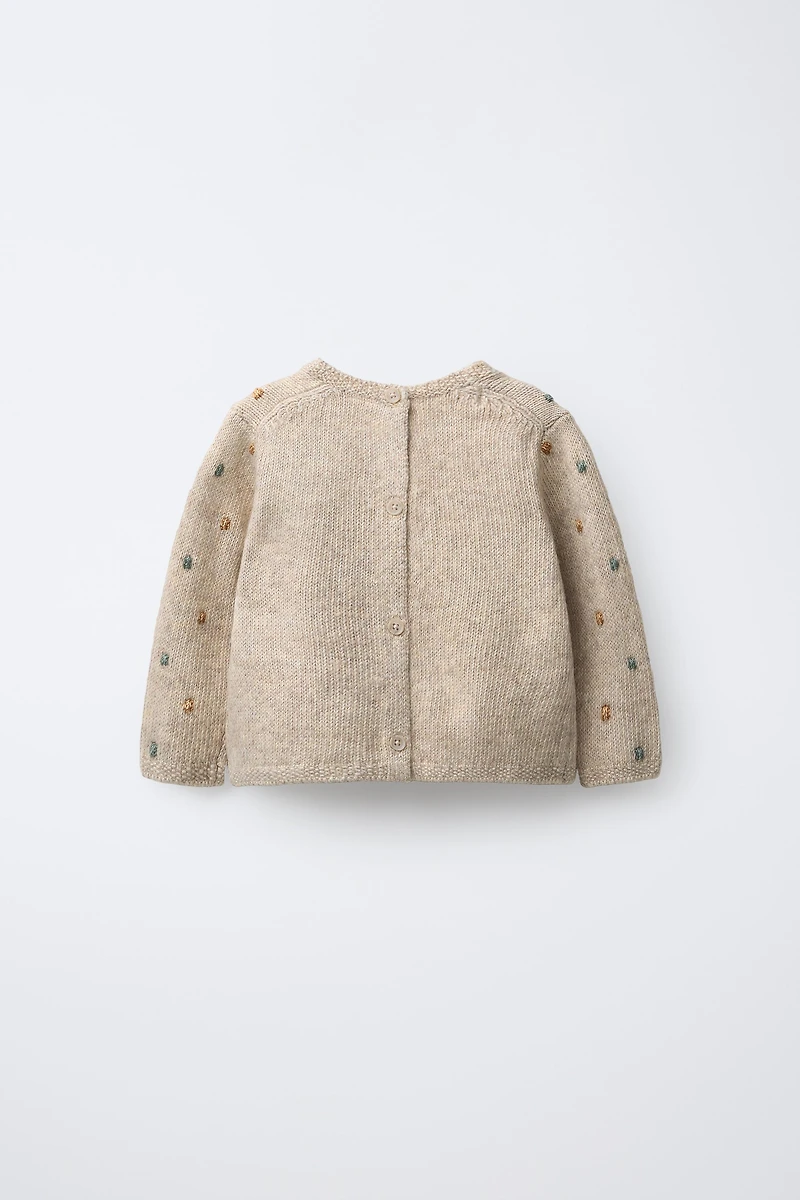 BOBBLE KNIT SWEATER