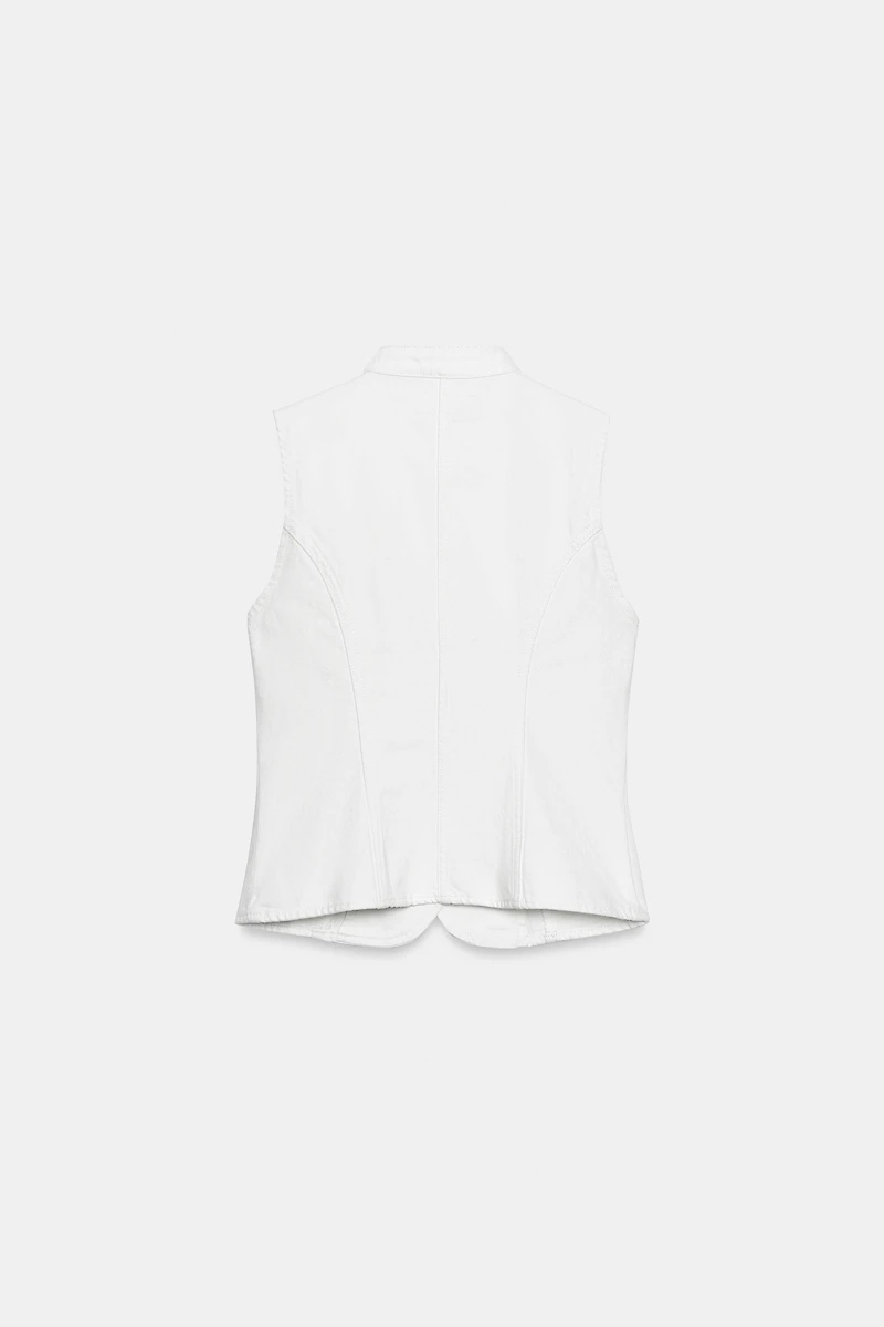 Z1975 FROG CLASP DENIM TOP