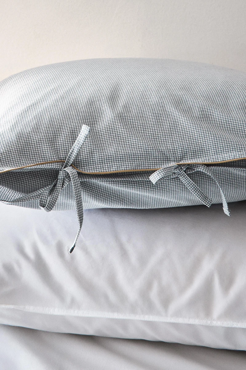 TAIE D’OREILLER MINI CARREAUX | KATHARINE POLE