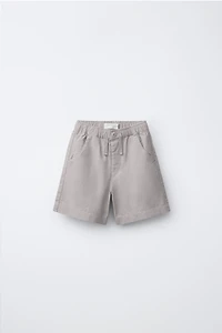 SHORT AVEC LIN ET COTON