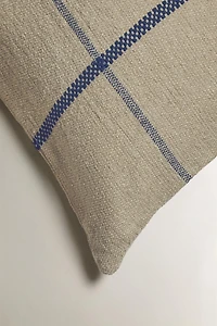 CONTRAST LINE THROW PILLOW COVER