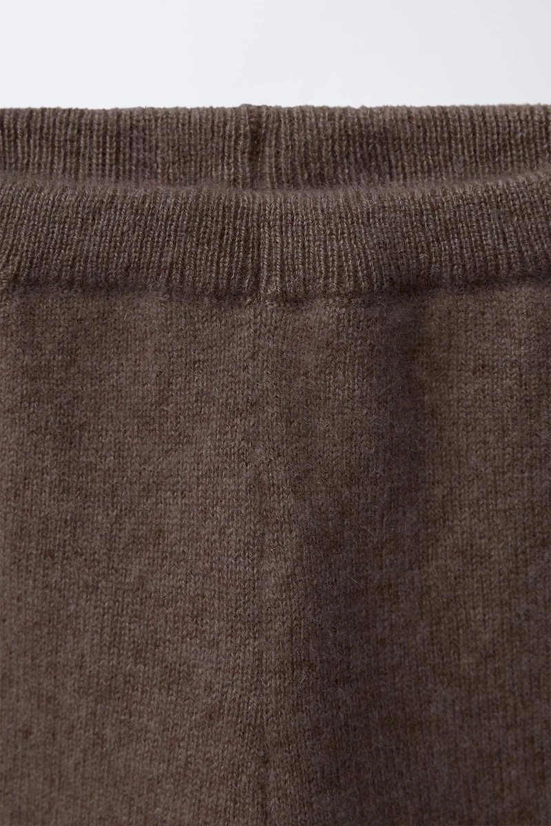 100% CASHMERE BAGGY PANTS