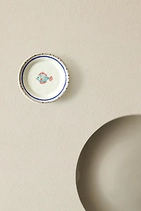 STONEWARE FISH SIDE PLATE
