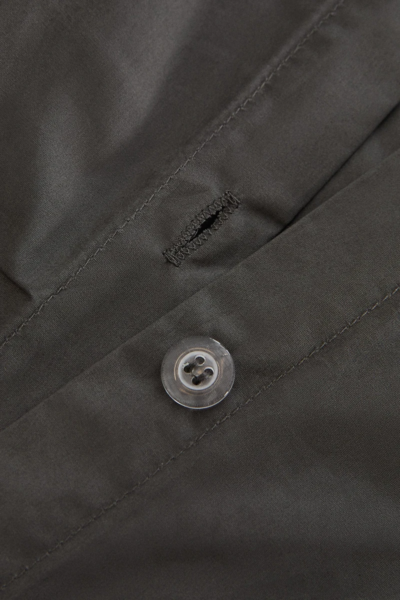 PERCALE COTTON FITTED SHEET | 11.8" THICK ( THREAD COUNT