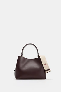SAC À MAIN À POIGNÉE TRESSÉE