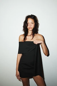 STRAPLESS MINI DRESS