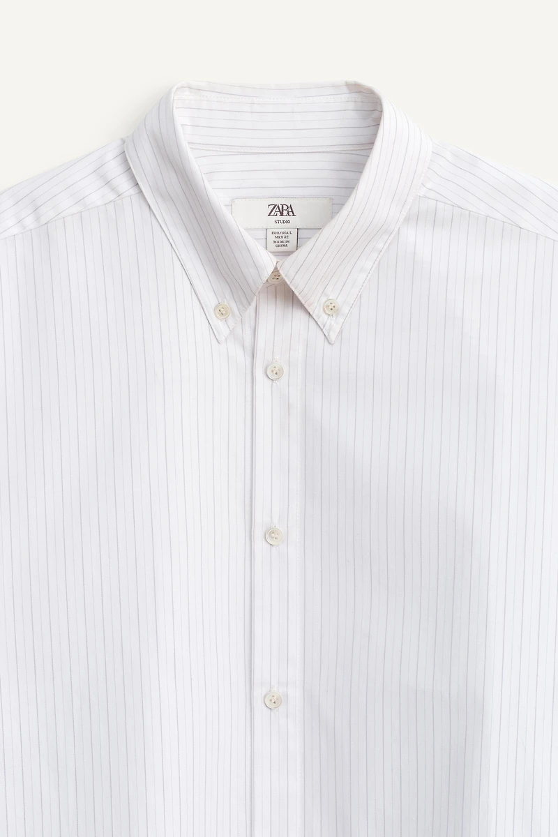 CHEMISE RAYURES PATCHWORK IMPRIMÉ ÉDITION LIMITÉE